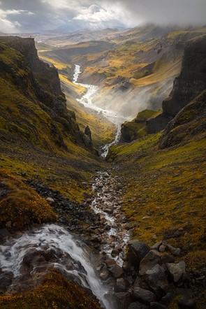 First Place: 'Háifoss, Iceland' by Oleg Ershov (Russian Federation)/International Landscape Photographer of the Year
